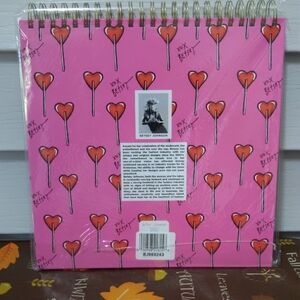 Sketchbook Professional Betsy Johnson Pink and Red Heart Sketchbook